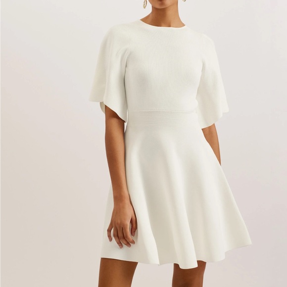 Ted Baker London Oliviha Fit-and-Flare Mini Dress - Picture 1 of 12